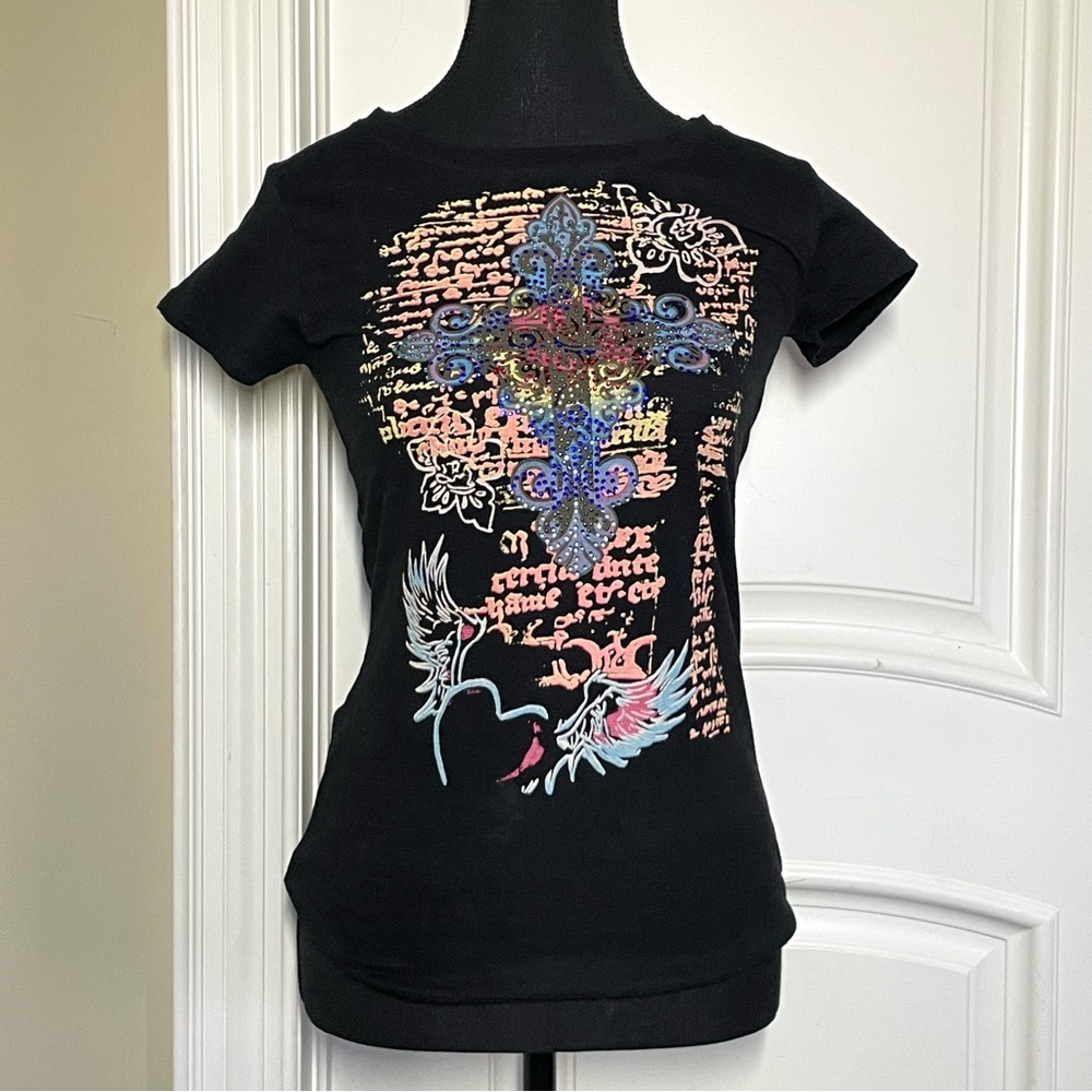 Y2K Guilty Rhinestone Top